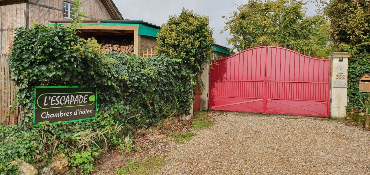 L'Escapade Bed & Breakfast Foulbec Bagian luar foto